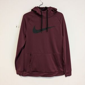 Nike Burgundy Mens Hoodie Size L